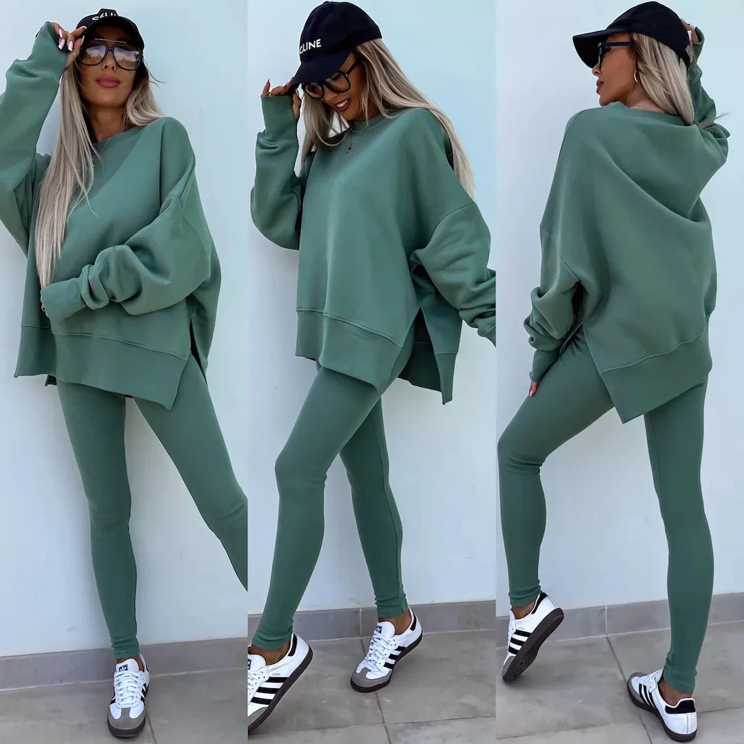 Women’s Cozy 2-Piece Tracksuit Set