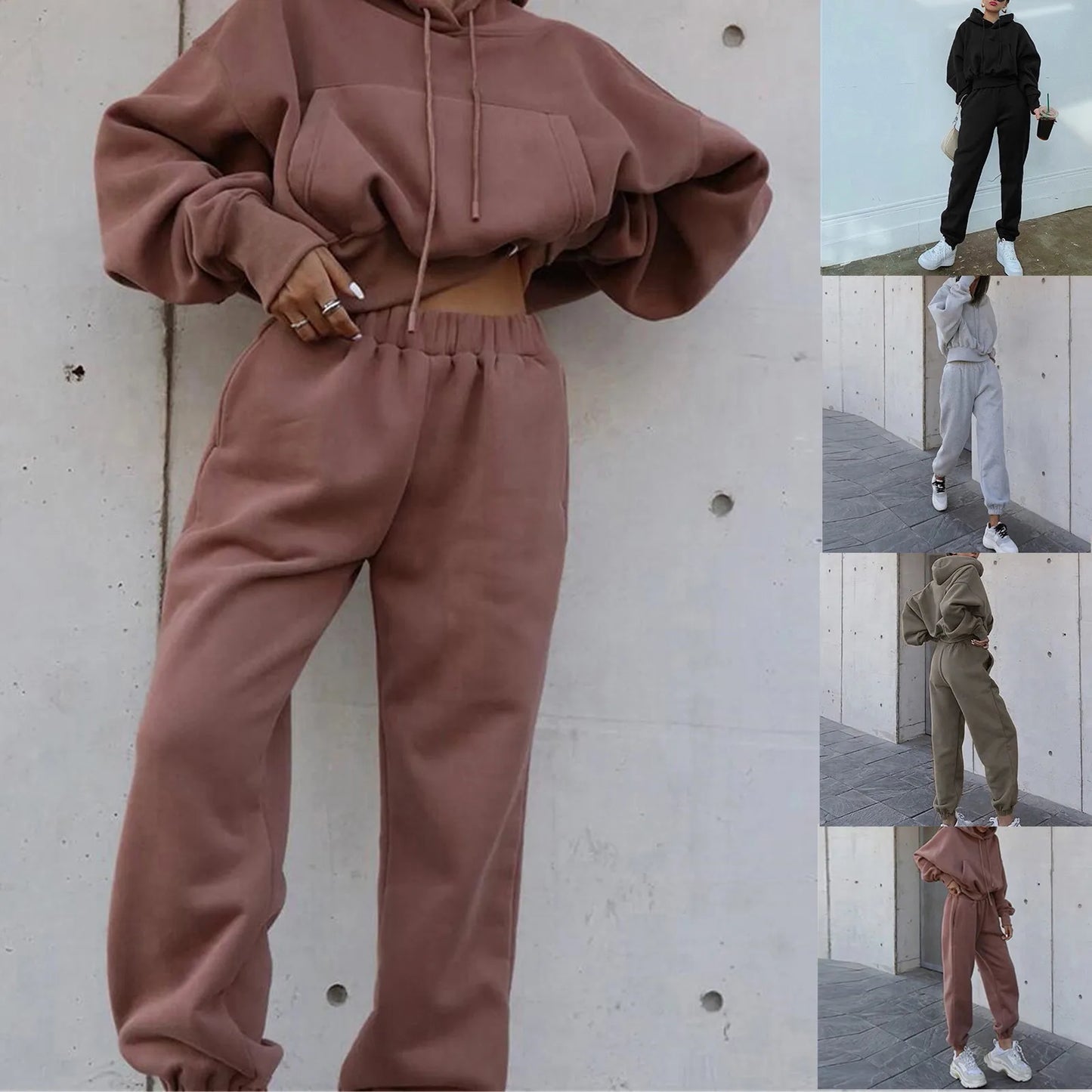 Hoodie & Trousers Sports Suit