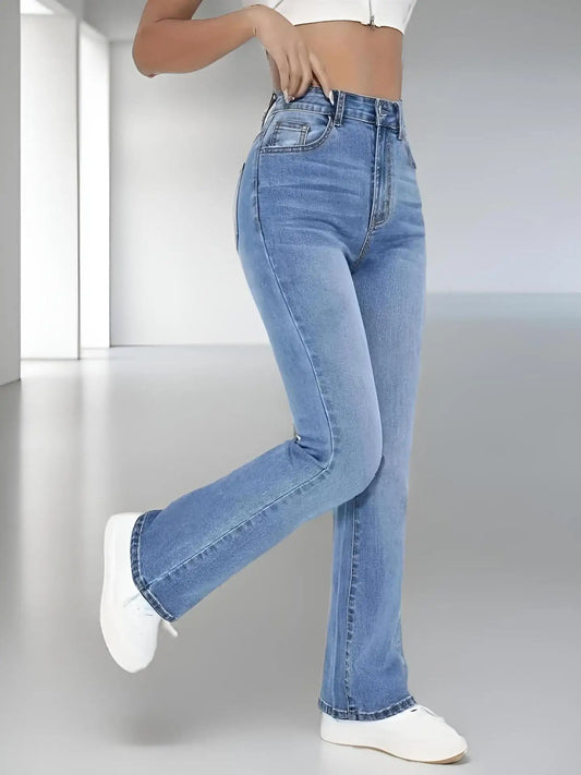 High-Waist Slimming Jeans