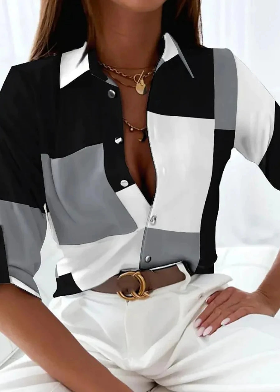 Fashionable Long Sleeve Blouse for the Weekend